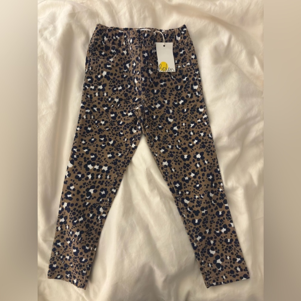 Boden kids cheetah pants